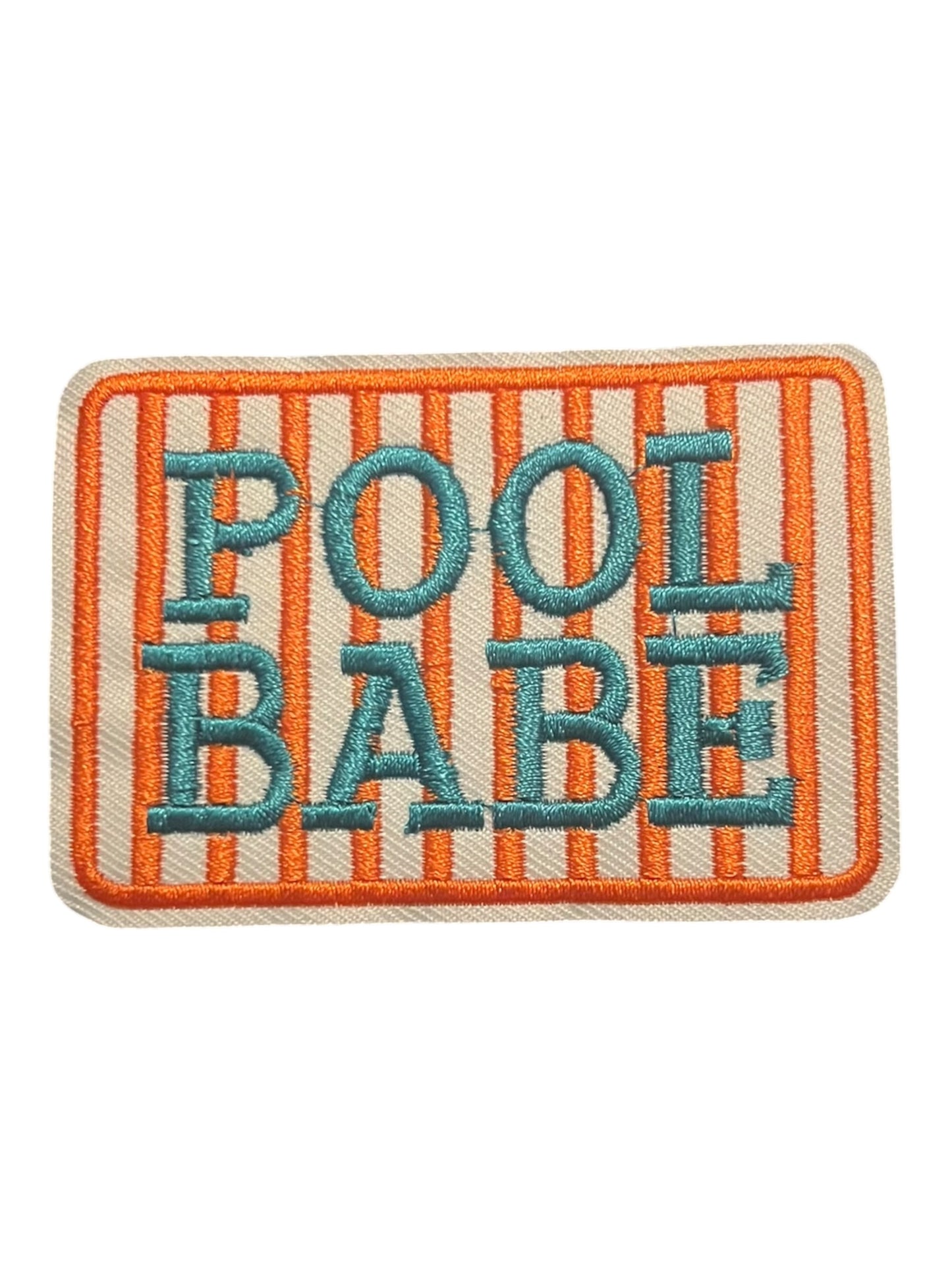 Pool babe orange / blue