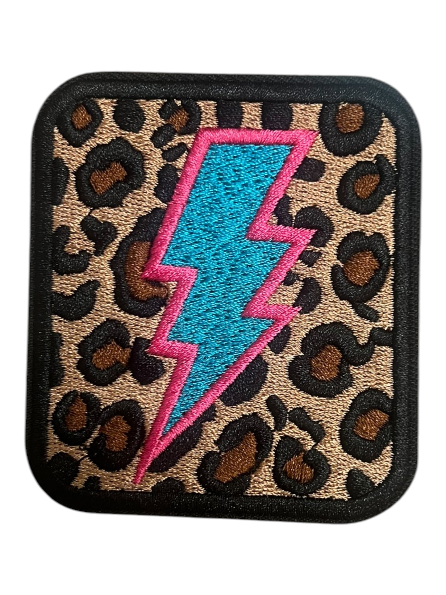 Leopard with lightning bolt