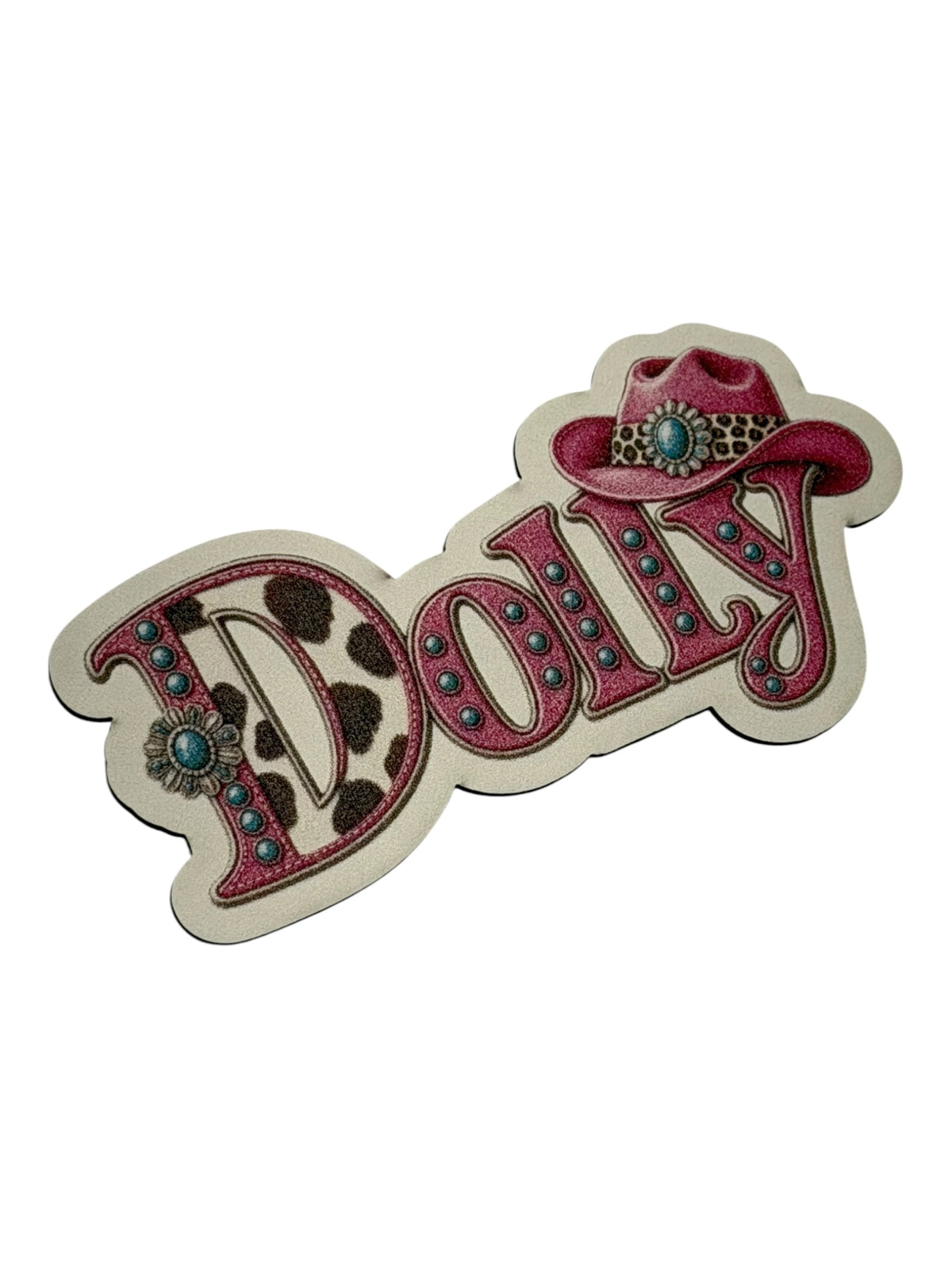 Dolly bling with cowboy hat -leatherette