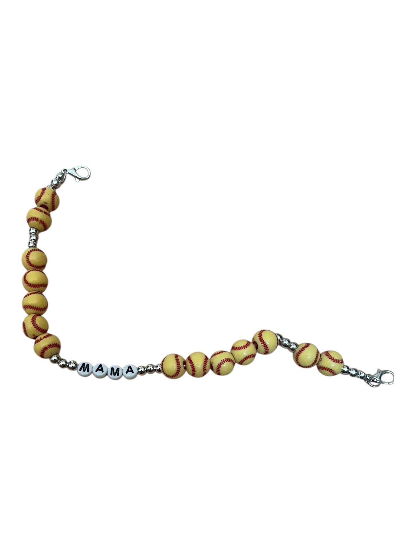 Softball red and yellow Hat Chain