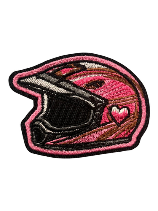 Pink helmet