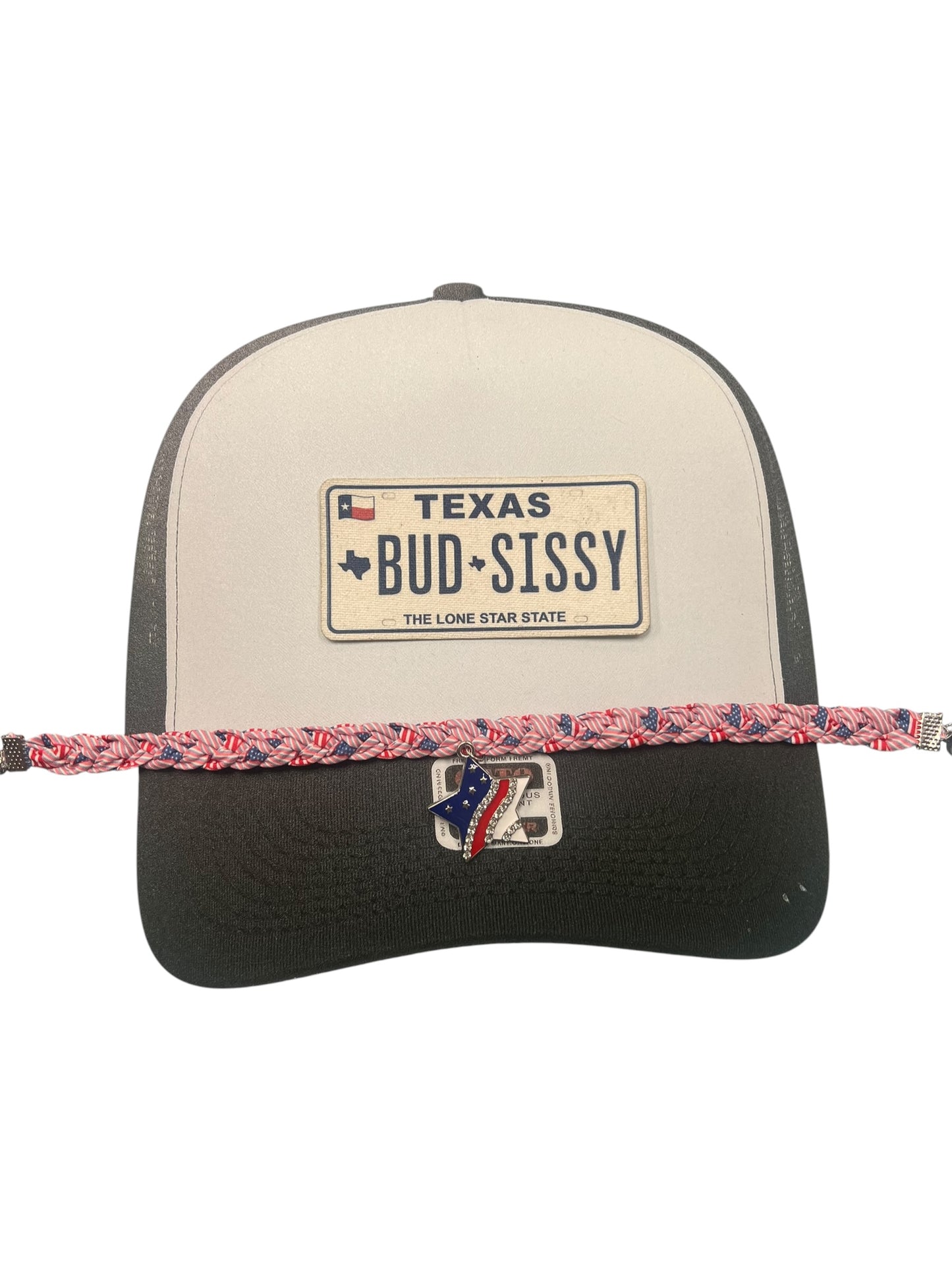 Texas bud*sissy the lone star state canvas license plate