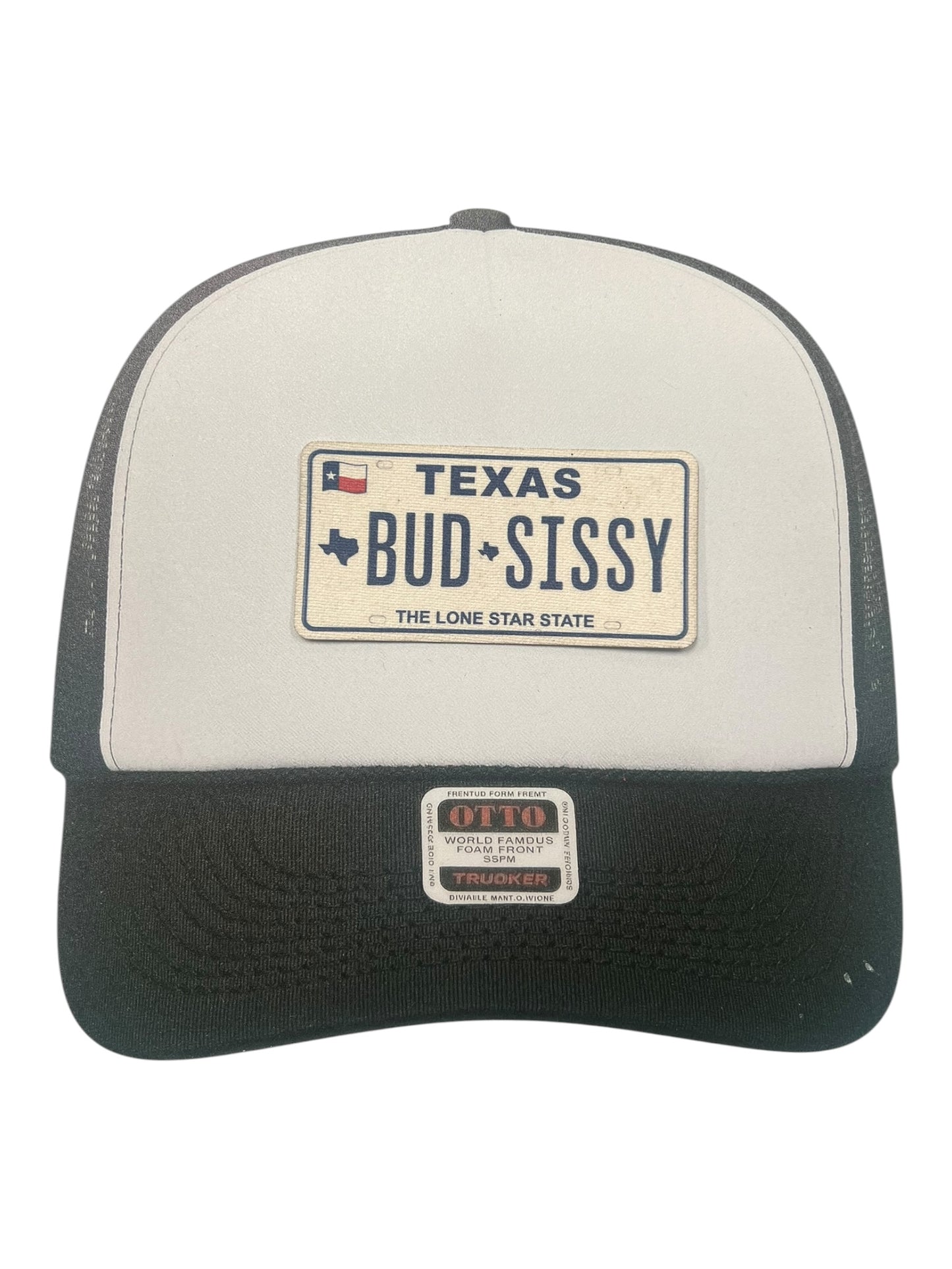 Texas bud*sissy the lone star state canvas license plate