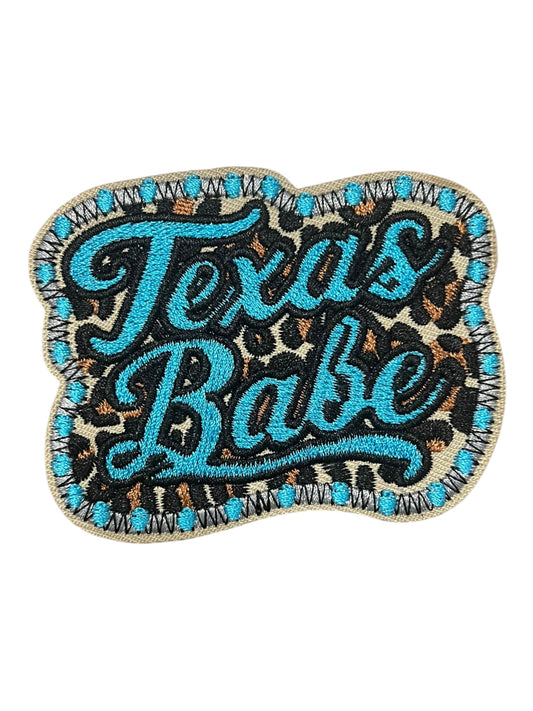 Texas Babe with leopard