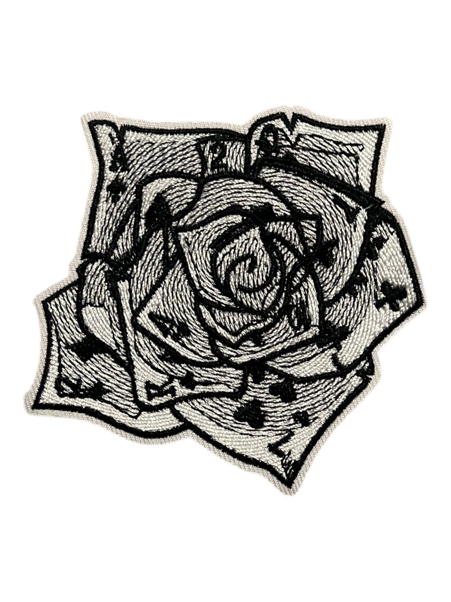 Cards  white and black Rose