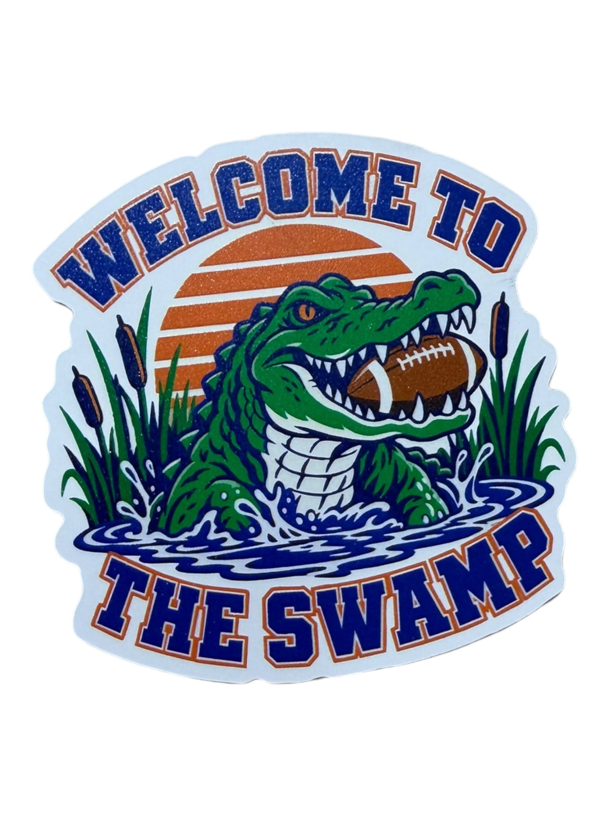 Florida Gators Welcome to the swamp leatherette hat patch