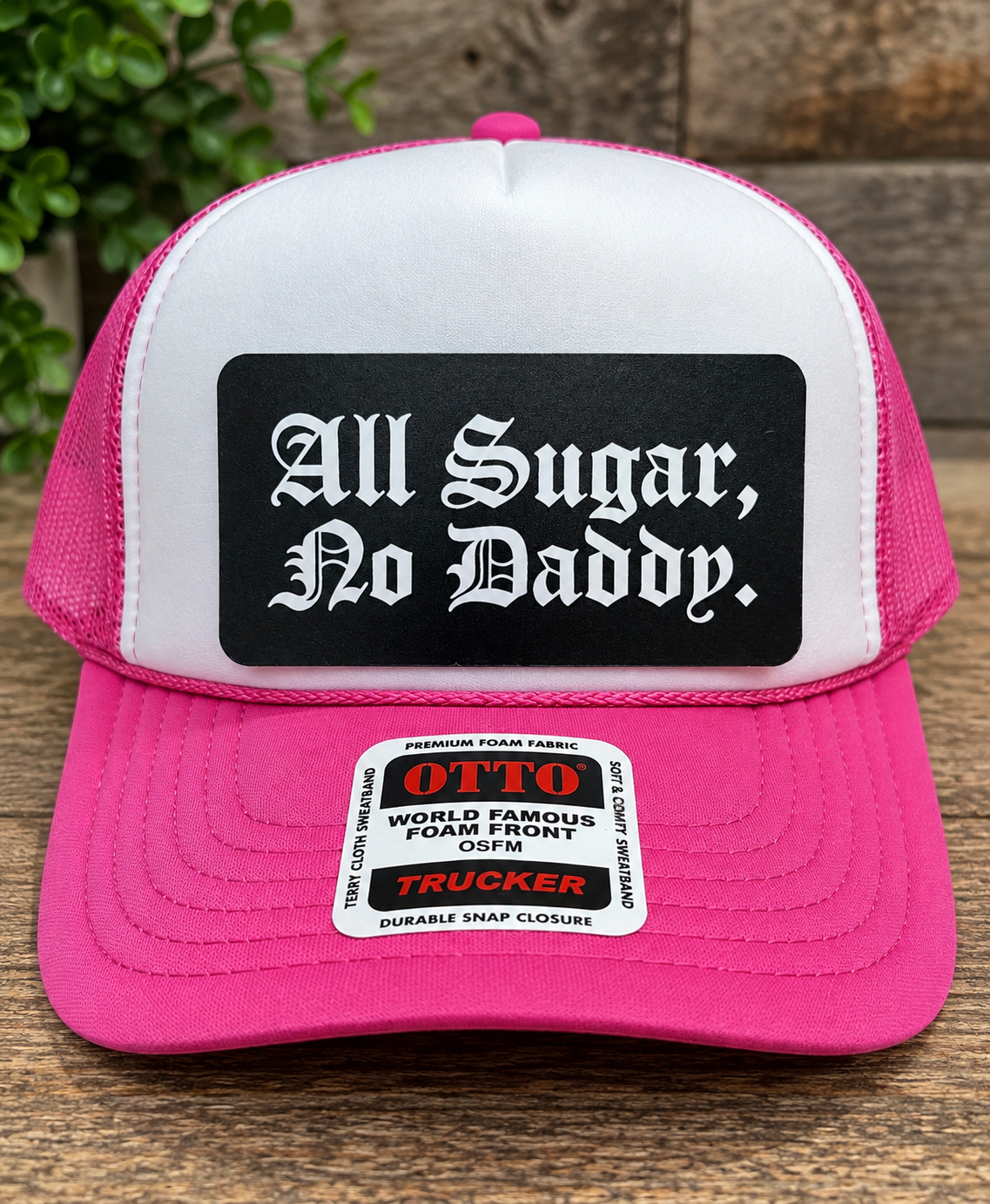 All Sugar no daddy leatherette oversized size approx 4-1/2” wide