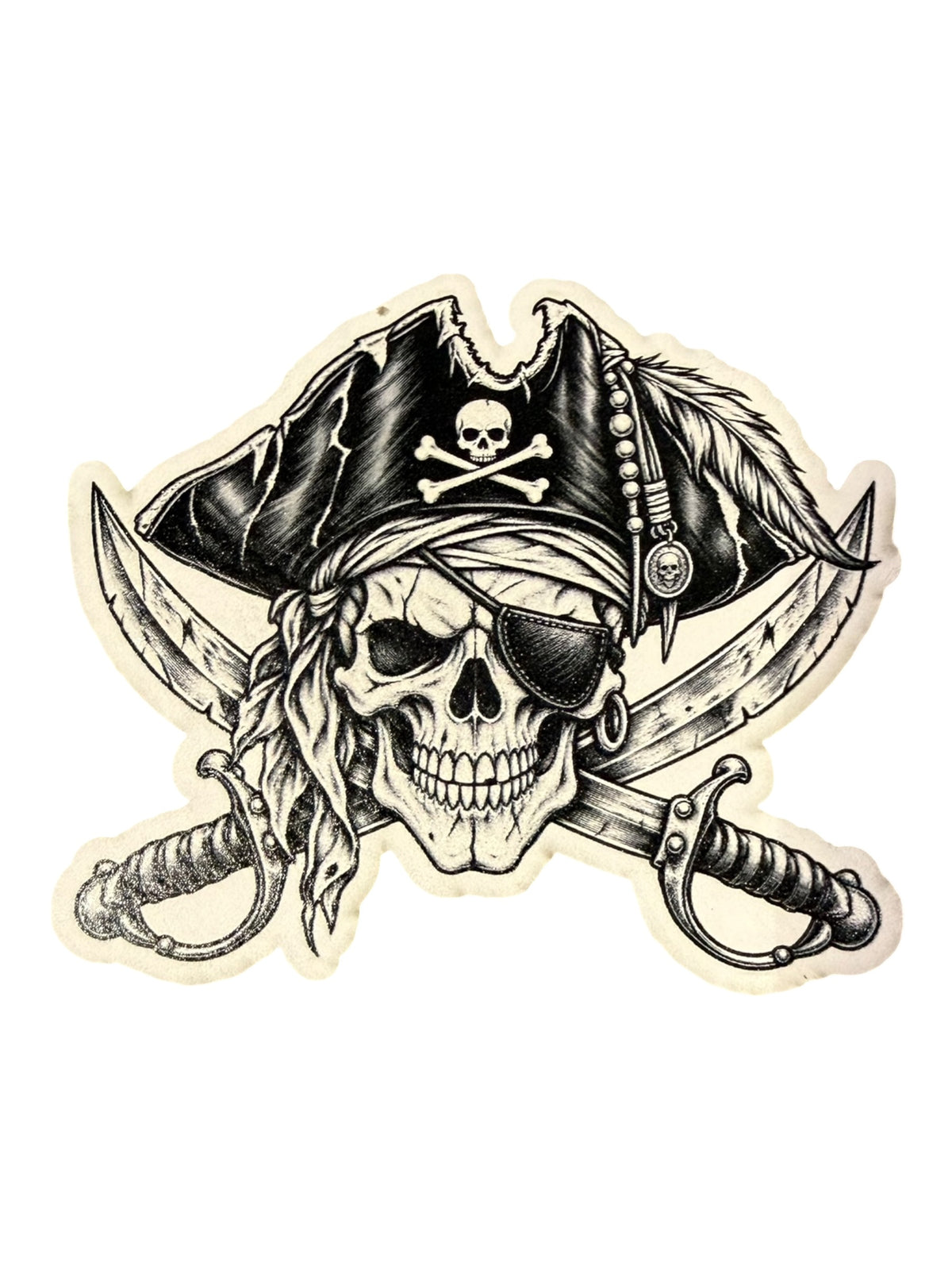 Jolly Roger pirate swords
