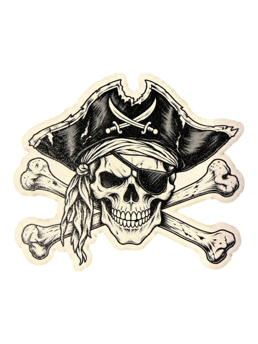 Jolly Roger pirate bones