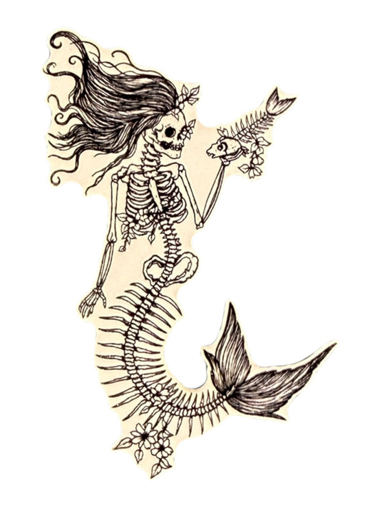 Skelly Mermaid elongated