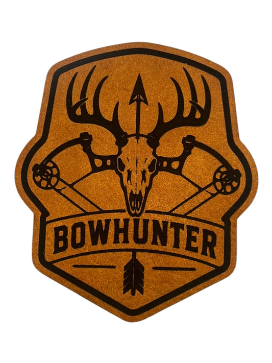 Bowhunter leatherette patch