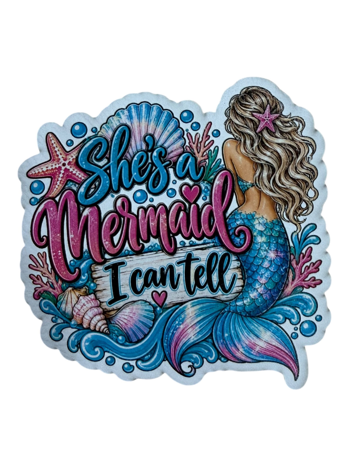 She’s a mermaid I can tell leatherette