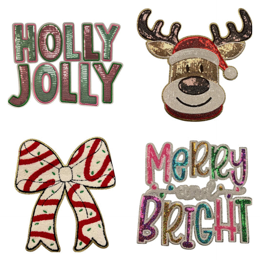 Christmas Apparel size patches