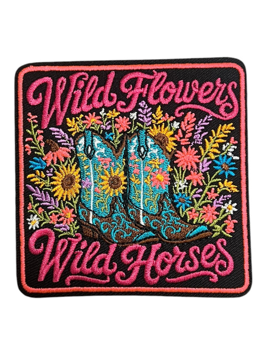 Wild Flowers Wild Horses
