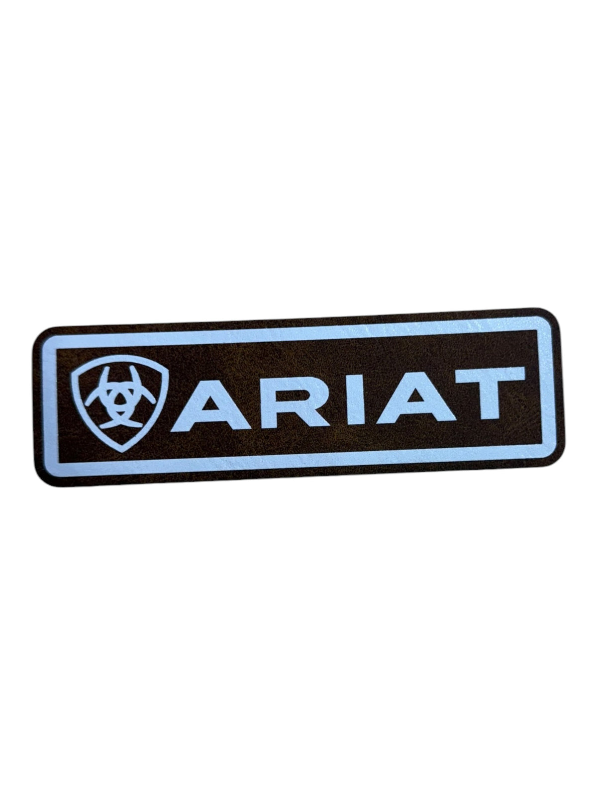 Ariat leatherette hat patch oversized