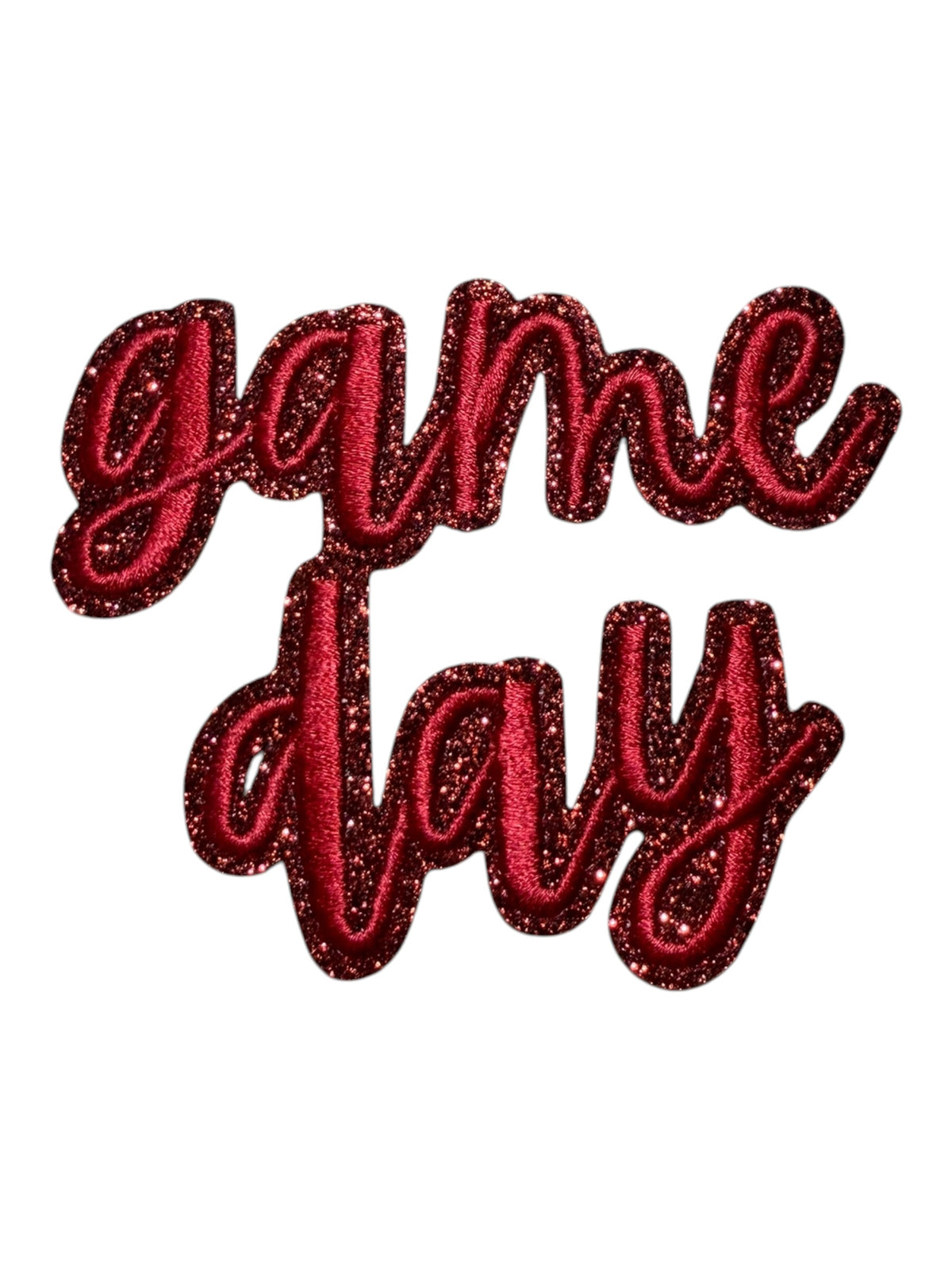 Red glitter game day