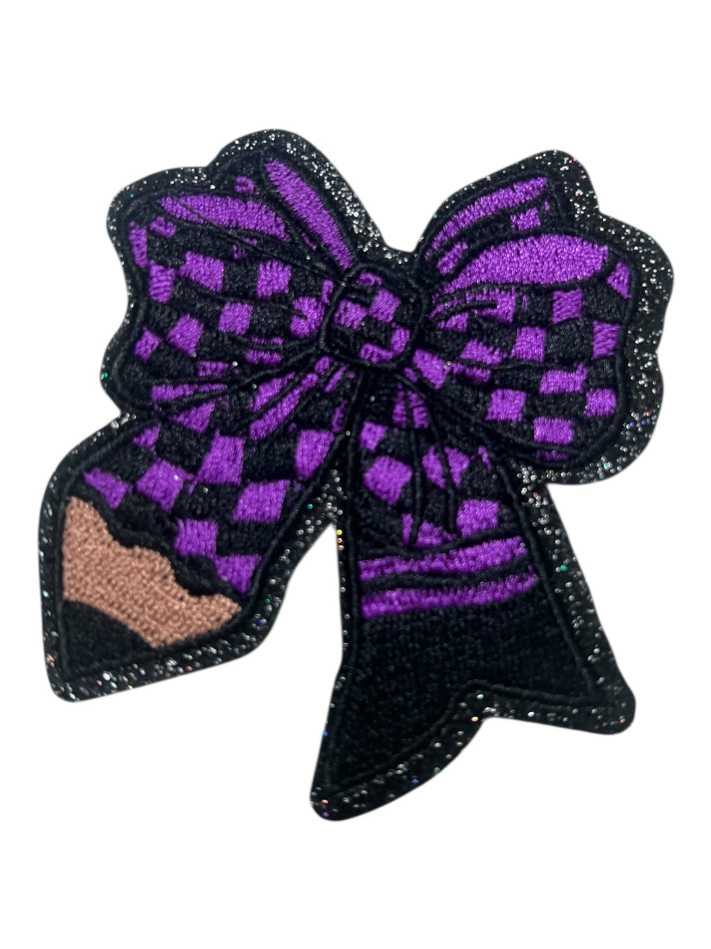 Checkered pencil purple