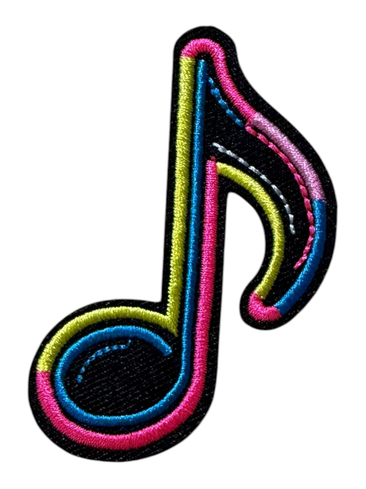 Neon music note single