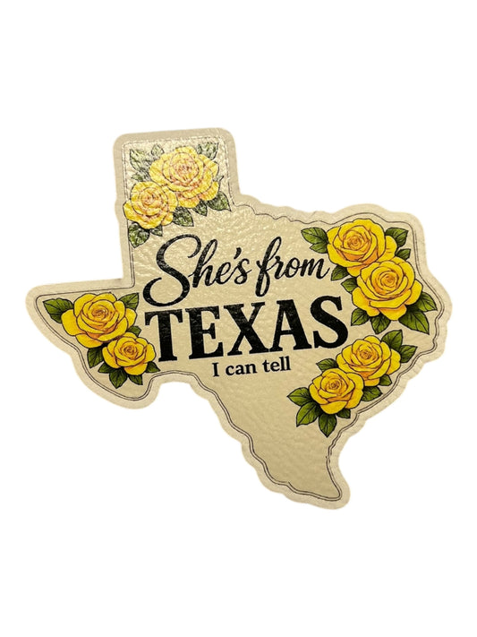 She’s from Texas   I can tell