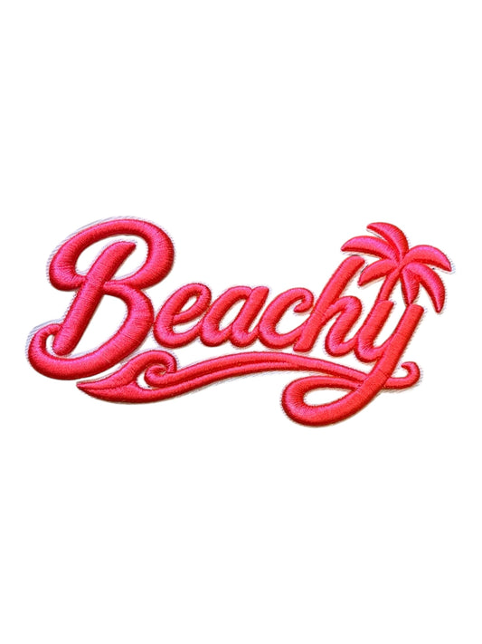 Neon pink beachy