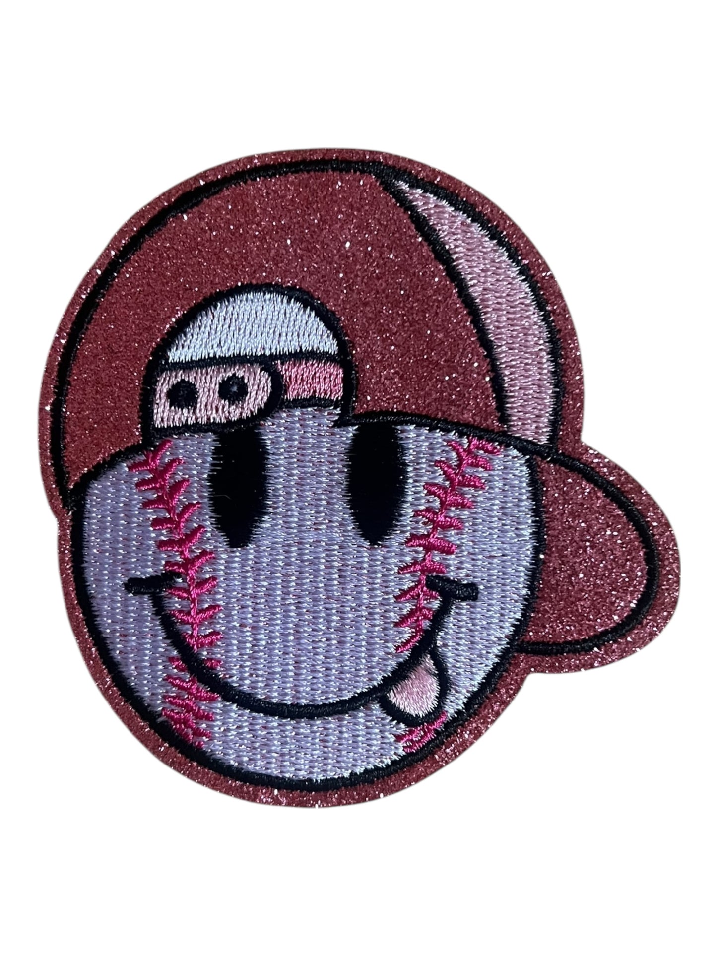Baseball Smiley Face with cap